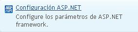 Configuración ASP NET