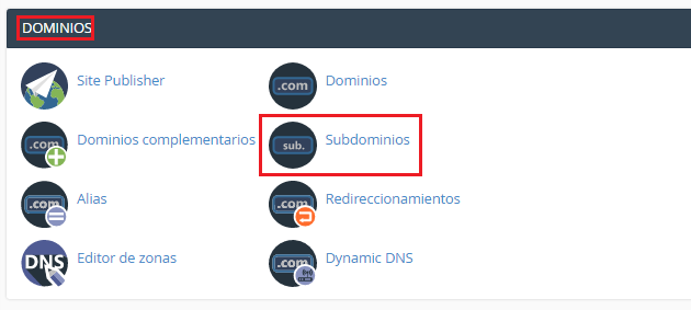 subdominio